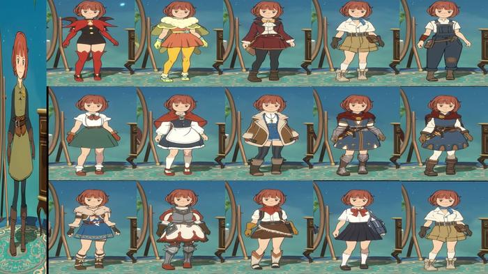 Engineer outfits in Ni No Kuni: Cross Worlds.
