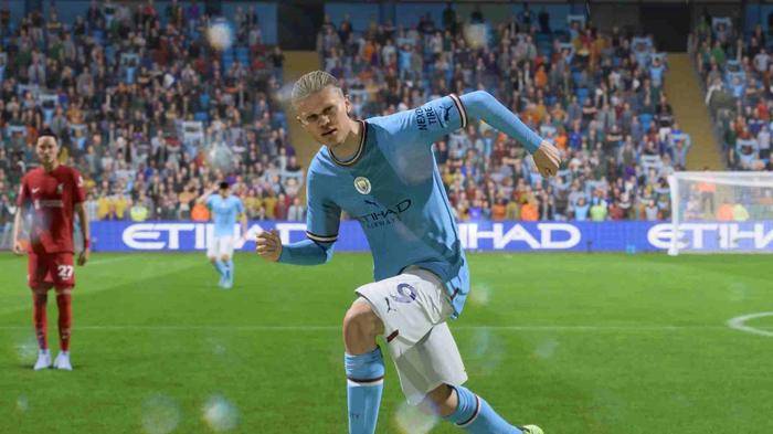 Image of Erling Haaland in FIFA 23.