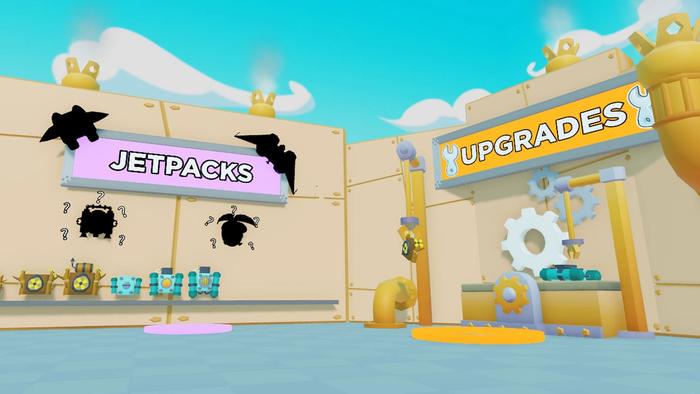 You can upgrade your Jetpack Jumpers jetpack at the shop.