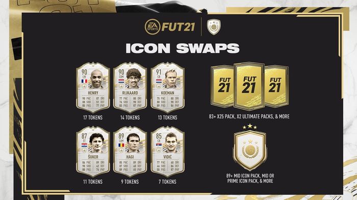 FUT21 - The first set of ICON Swaps in FIFA 21 offered some top-tier rewards.