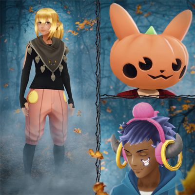 Pokemon GO Halloween Avatar Items