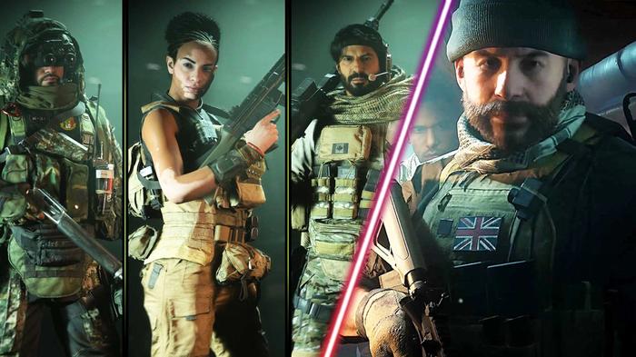 Image showing Modern Warfare 2 operators and captain Price