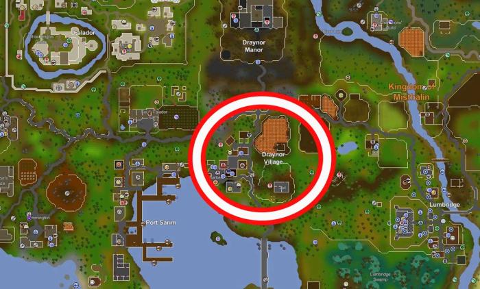 Diango's location in OSRS.