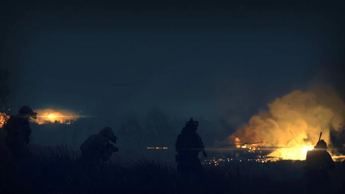 A promo screenshot for Call of Duty Modern Warfare 2.