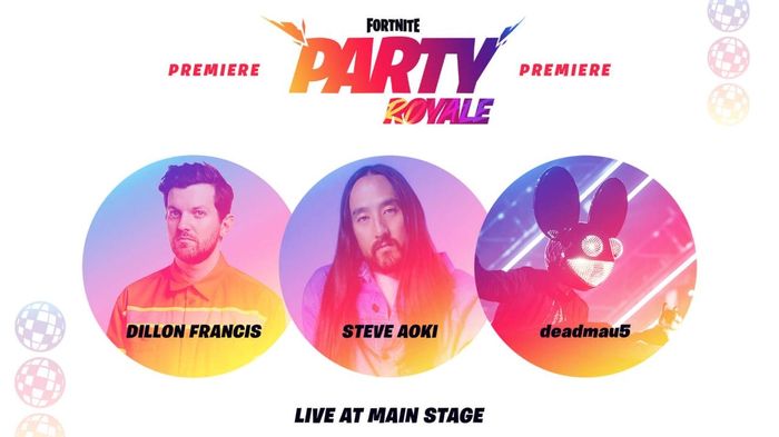 Fortnite Party Royale has an all-star host of DJs playing live.
