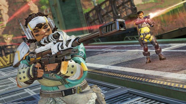 Image showing Vantage from Apex Legends firing sniper rifle