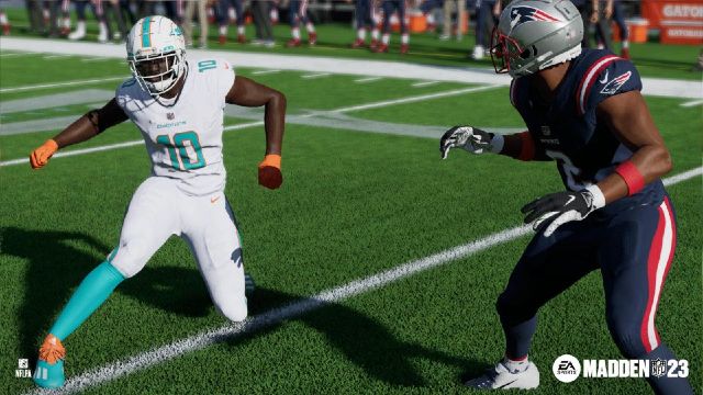 Image showing two NFL players in Madden 23