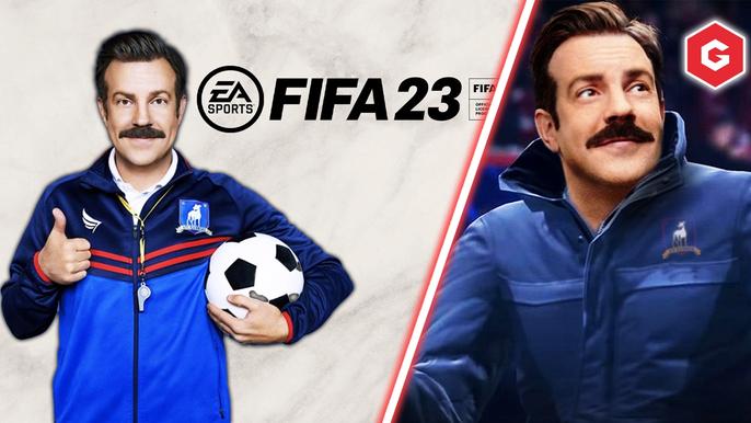 An image of Ted Lasso in FIFA 23.