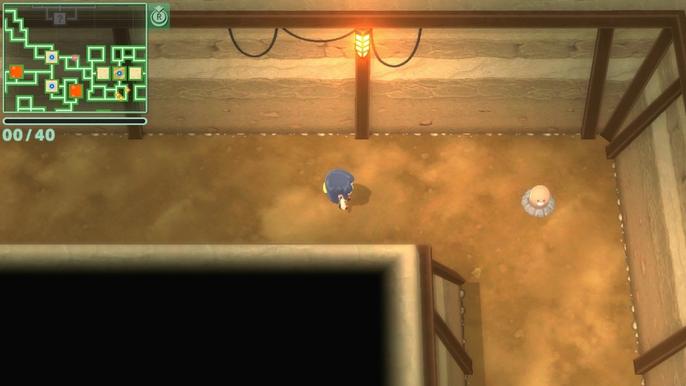 A Pokémon Trainer finds a Diglett in the corridor of the Grand Underground in Pokémon Brilliant Diamond and Shining Pearl.