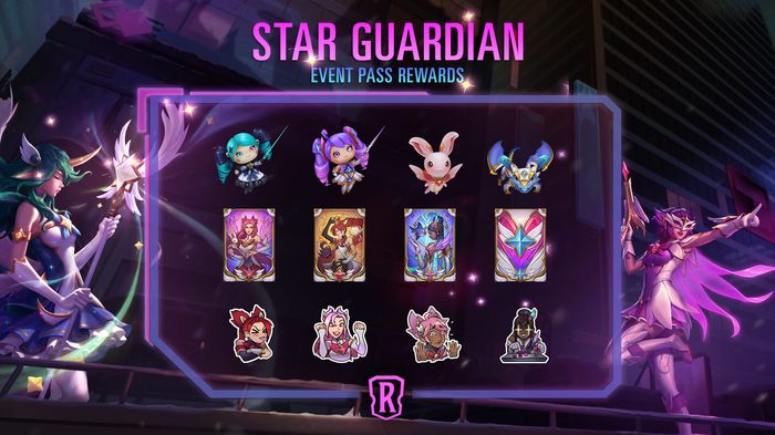 Star Guardian Event pass in Legends of Runeterra