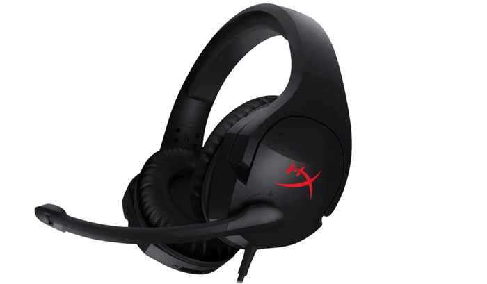 best budget headset for Halo Infinite, product image of a black and red gaming headset
