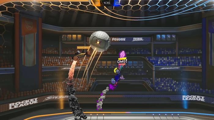 The Rocket League Sideswipe air roll is an essential trick.