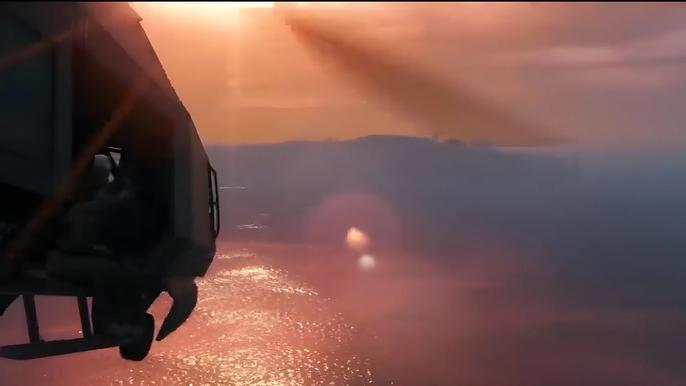 A screenshot from GTA Online's Cayo Perico Heist trailer.