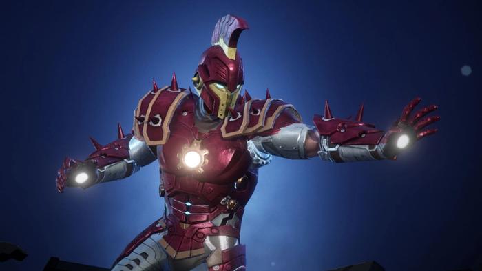 The Sakaaar Iron Man costume in Marvel Future Revolution.