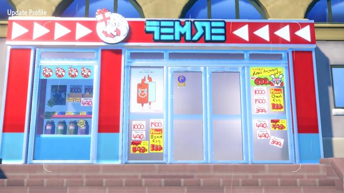 Picture of Delibird Presents shop in Mesagoza in Pokemonn Scarlet and Violet