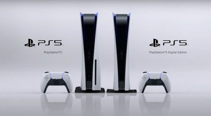 PS5 console and PS5 Digital Console side by side