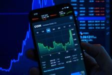 Coin statistics displayed on Coinbase global Inc website