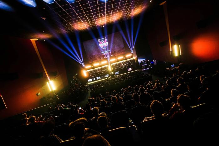 The crowd at the CS:GO Spring Masters I.