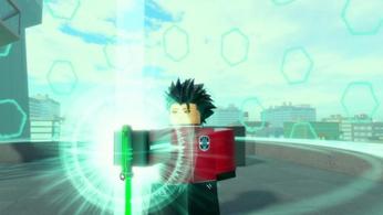 Screenshot from Ro-Trigger, showing a Roblox character wielding a sword