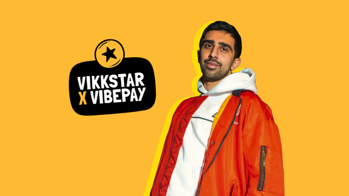 Vikkstar and the VibePay logo.