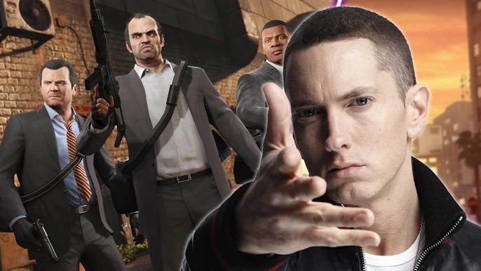 Eminem in a GTA game.