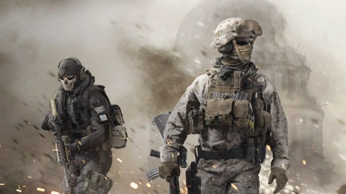Image of Ghost and American soldier from Modern Warfare 2