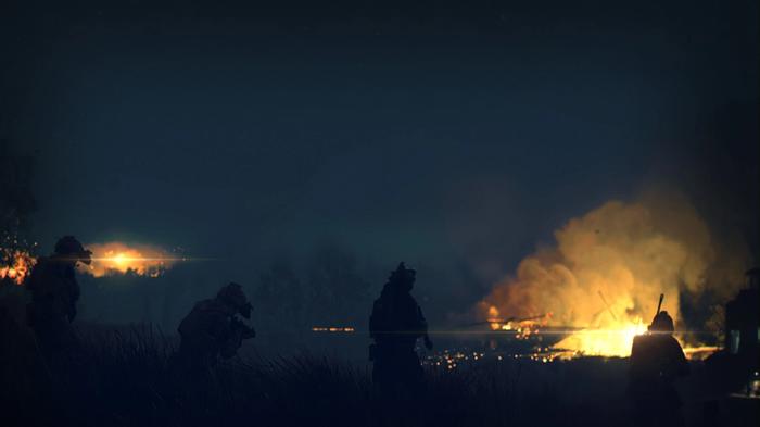 Image showing Modern Warfare 2 soldiers in darkness