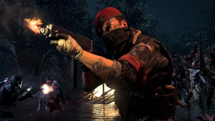 Image showing Vanguard player shooting Zombies