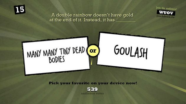 Image of the Quiplash game in Jackbox.