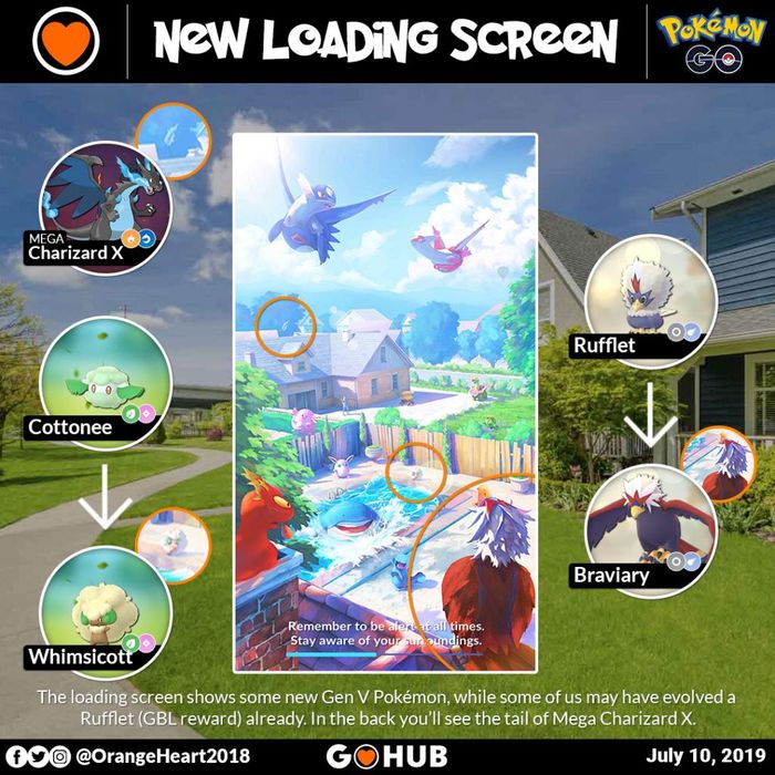 Pokemon GO loading screen