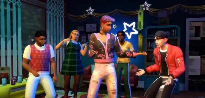 A screenshot from The Sims 4 High School Years expansion trailer.
