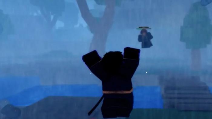 Image of two Roblox characters fighting in Derelict Seas.