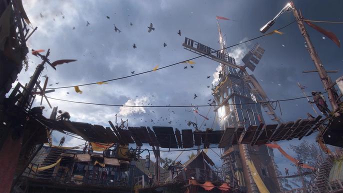 Dying Light 2 Press Pack Image of a Survivor Owned Windmill