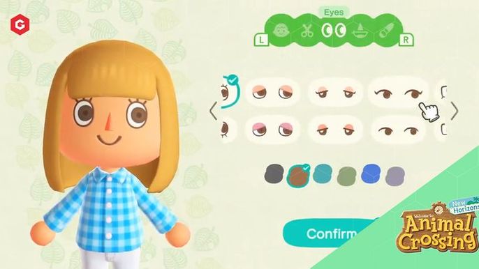 Animal Crossing Switch All Character Customisation Options And Unlockables Hairstyles Hats Shirts Sunglasses Back Packs And More