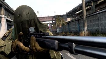 Image showing Modern Warfare player holding shotgun