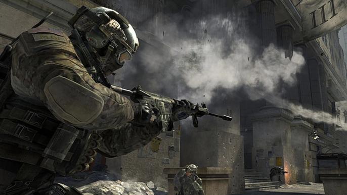 Image showing Modern Warfare 3 player holding assault rifle