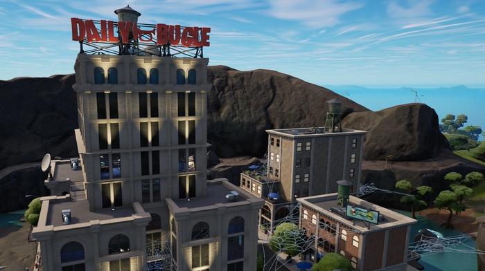 Image of the Daily Bugle in Fortnite.