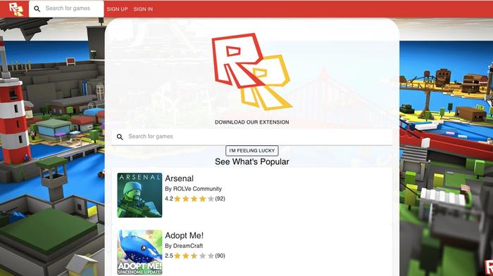 Image of the Roblox Review website.