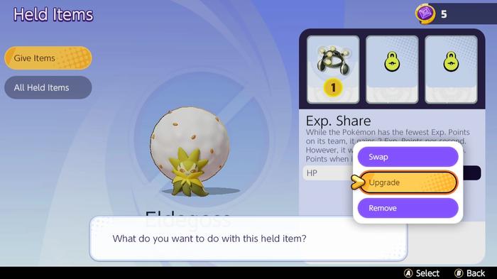 How to use Held Items in Pokémon Unite after equipping them.