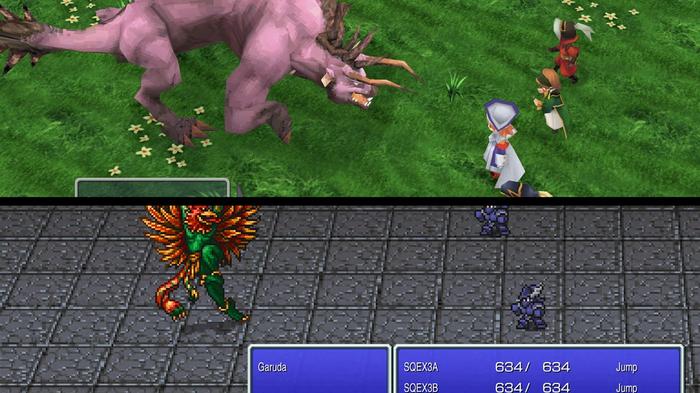 The difference between Final Fantasy III 3D and Final Fantasy III Pixel Remaster. Both are some of the best Android RPG games.