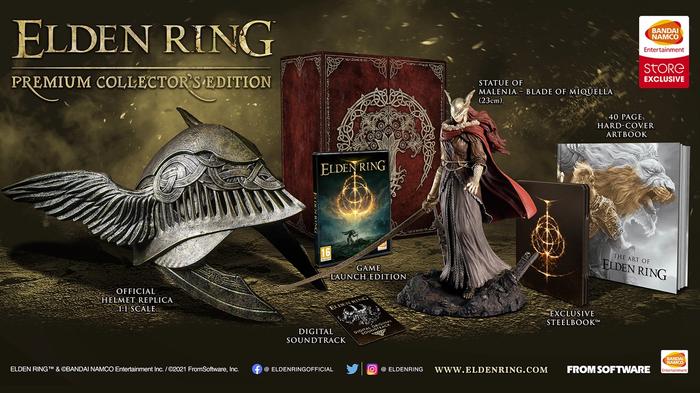 Elden Ring's Premium Collector's Edition and bonuses.
