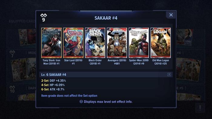 The Sakaar #4 Omega Card set is one of the best of a Captain America build.