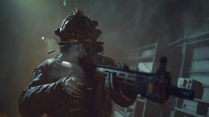 Image showing Modern Warfare 2 soldier holding gun