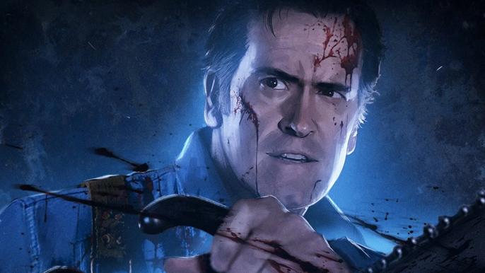 Image of Ash Williams in the Evil Dead game.
