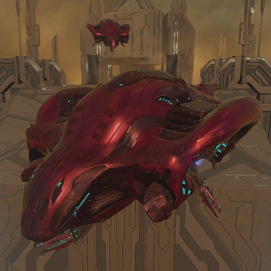 A picture of the Halo Infinite Phantom vehicle
