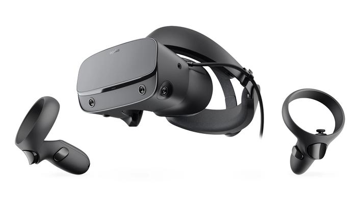 is xbox getting vr, product image of a black VR headset with controllers
