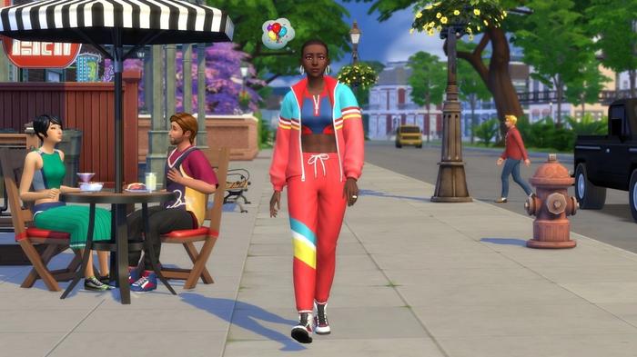 Throwback Fit kit from Sims 4
