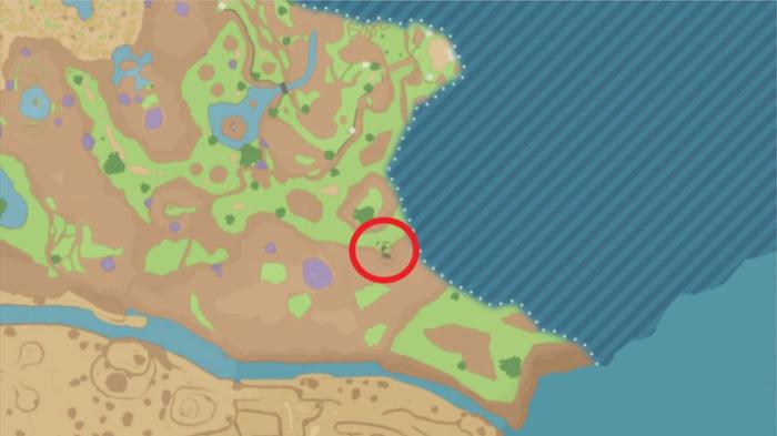 Second Blue Stake location in Pokemon Scarlet and Violet.