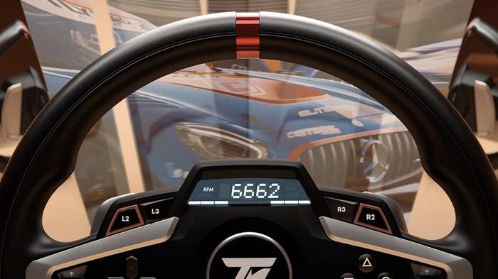 Image of the Thrustmaster T248 racing wheel.