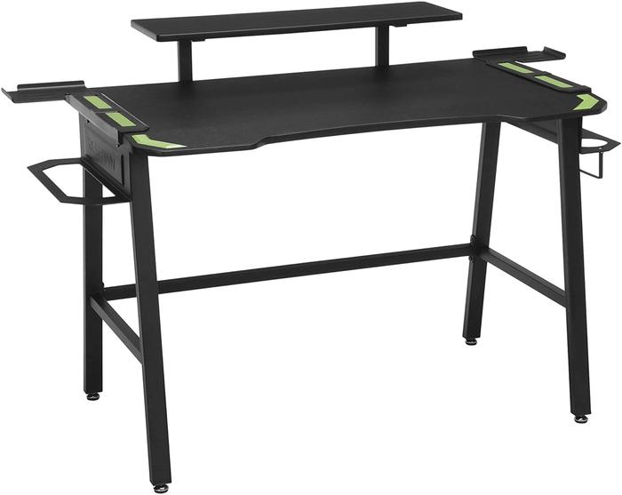 Best gaming desk Respawn, product image of black/green desk